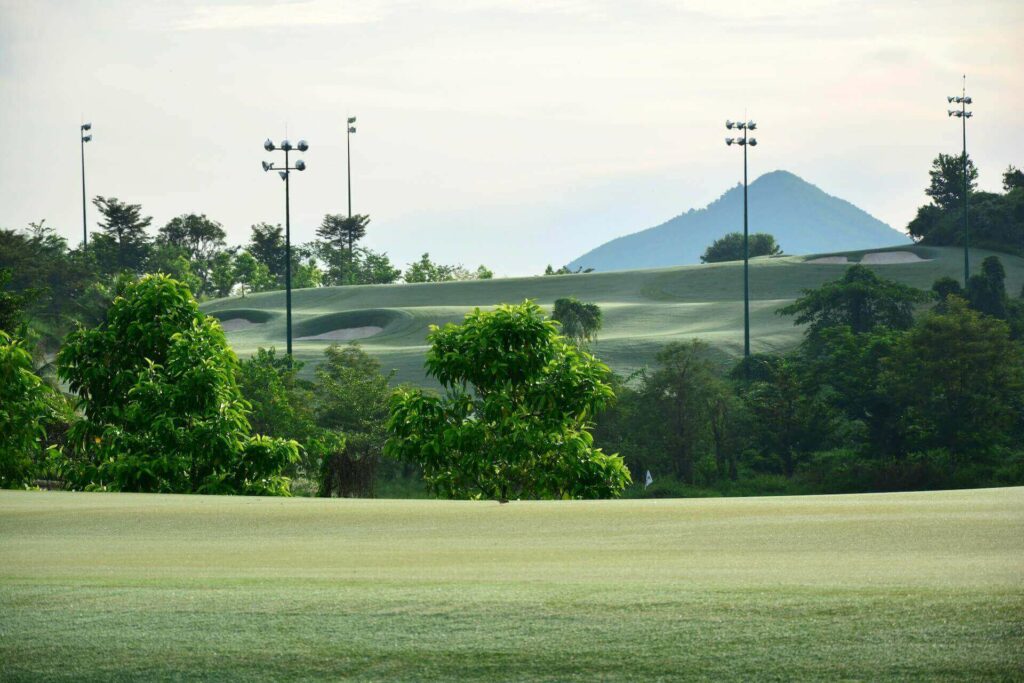 A fairway surrounded by nature