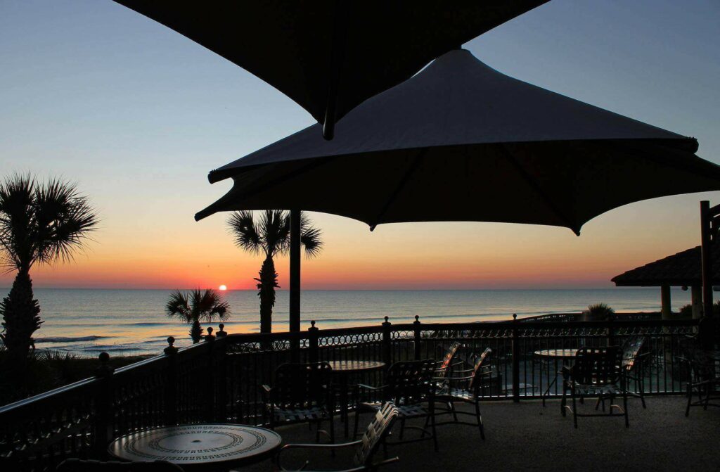  A view of the sunset at Ponte Vedra Beach 
